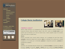 Tablet Screenshot of mariaauxiliadoramza.com.ar